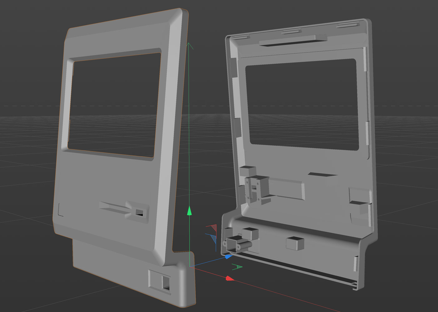 Front bezel 3D design