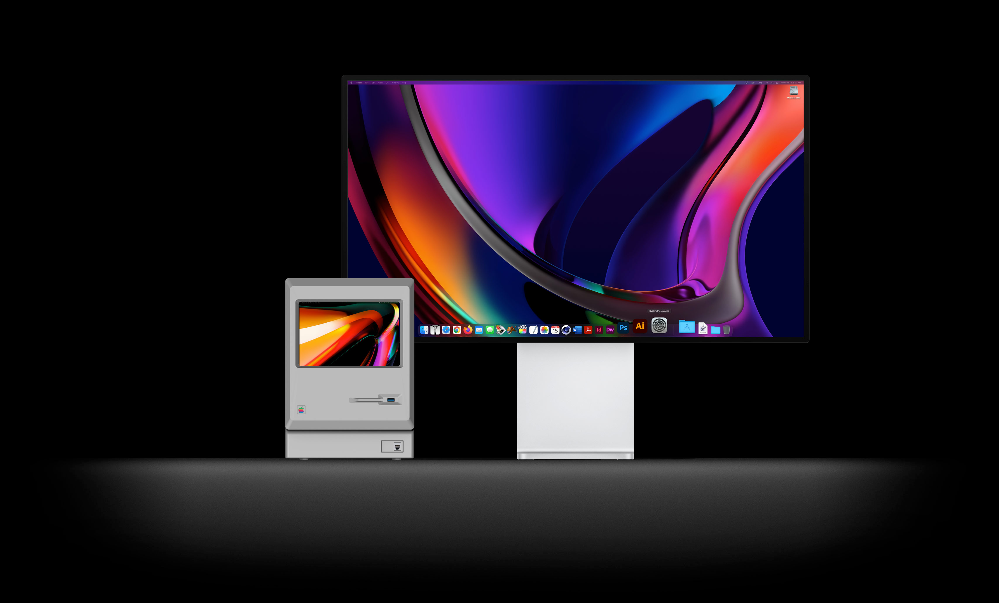 M1 Mac with the new Pro Display XDR