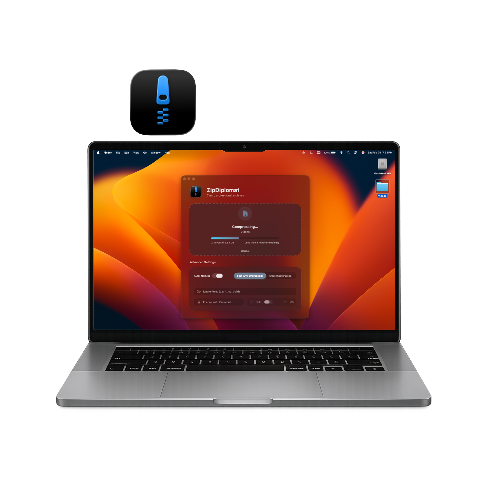 ZipDIplomat: Clean Archives